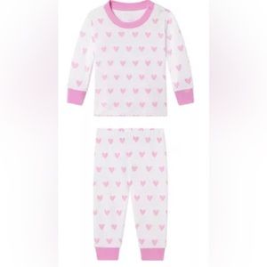 LAKE Pajamas with heart print